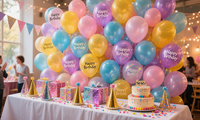 Ballons en latex macaron de qualité supérieure de 10 pouces et 1,8 g, fabriqués sur mesure par l'usine Shuaian, pour la décoration de fête