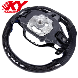 Volant personnalisé en fibre de carbone avec LED RPM et palettes de changement de vitesse magnétiques pour BMW G20 G30 G22 G28 G38 M340i M440i G80 G82 G87 - Product Image 3