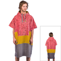 Peignoir à capuche à séchage rapide, serviette de bain, personnalisable, en microfibre super absorbante, pour la plage, la gym, la natation, le sport, tissé uni