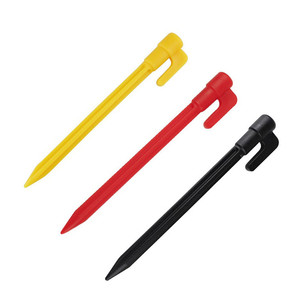 Estacas de Plástico para Tienda de Campaña, Resistentes al Viento, para Playa y Césped, de ABS, Multicolores, Ultraligeras, de Alta Resistencia, para Fijar al Suelo - Product Image 1