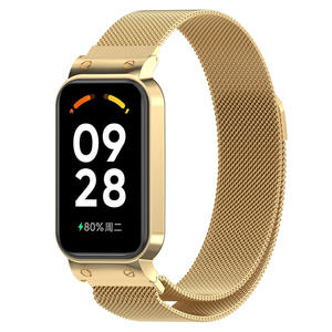 Enjoy Pretty Colorful Integrated Milanese Strap Acero inoxidable Fashion Smart Watch Band Accesorios para Xiaomi Smart Band 8 Active - Product Image 5