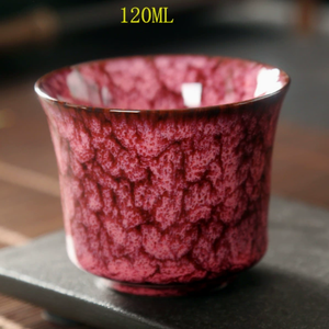 Tazón de Té Kung Fu Hecho a Mano con Esmalte Alterado en Horno, 120 ml, Taza Maestra de Cerámica Colorida, Set de Regalo para Amantes del Té - Product Image 6