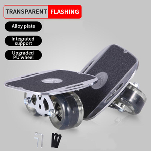 Tavole da Skateboard Extreme Split, Tavole Energizer, Skateboard a Rotelle, Drift <span class=keywords><strong>Board</strong></span>, Ruote Flash, Tavola in Alluminio Argento - Product Image 2