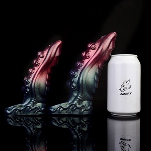 NNSX Funda de silicona hueca para pene, extensor de dildo, anillo para el pene, juguetes sexuales reutilizables para hombres - Product Image 3