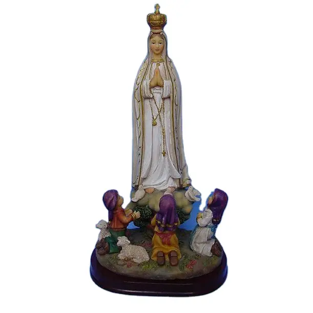 Su misura in resina artigianato religioso madre di gesus vergine maria statue di vergine maria aspetto decorazione per la casa