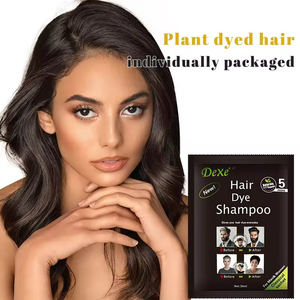 DEXE Offre Spéciale Shampooing Colorant Capillaire Naturel à Base de Plantes pour Cheveux Noirs, Anti-Blanchiment, Sans Ammoniaque, Sans PPD, pour Hommes et Femmes - Product Image 2