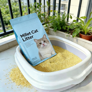 <span class=keywords><strong>Arena</strong></span> para Gatos de Mijo de Aglutinación Rápida Ecológica, Suministro Directo de Fábrica - Product Image 1
