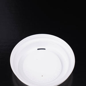 Vente directe d'usine Couvercle de tasse Gobelets en plastique jetables Ps Couvercle plat pour tasse à café chaude Emballage à emporter - Product Image 2