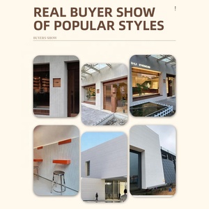 Qianmo hiện đại gạch sứ mềm chống thấm nước chống cháy linh hoạt bên ngoài bảng điều khiển tường kết cấu thô cho nền khách sạn - Product Image 2