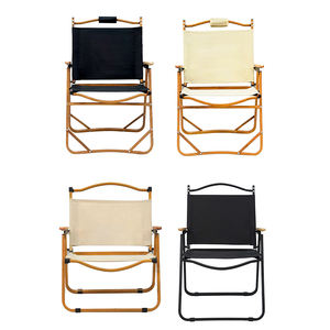 Silla Plegable Compacta de Aluminio para Exteriores, Estilo Kermit, con Acabado Imitación Madera - Product Image 4