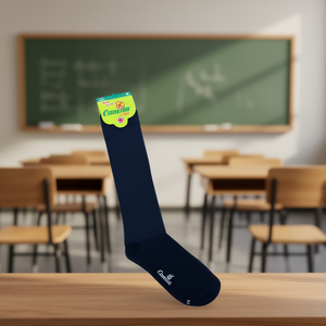 Calzini scolastici per bambini Camila, lunghi, in cotone traspirante, per ragazze, taglia 15, abbigliamento scolastico - Product Image 2