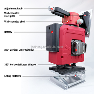 <span class=keywords><strong>Nivel</strong></span> Láser de <span class=keywords><strong>12</strong></span> Líneas, Autonivelante 360°, Trípode, Nivelador 3D, Luz Verde, Batería de Iones de Litio, Precisión de 1 mm, Construcción, Interiores, Bricolaje - Product Image 3