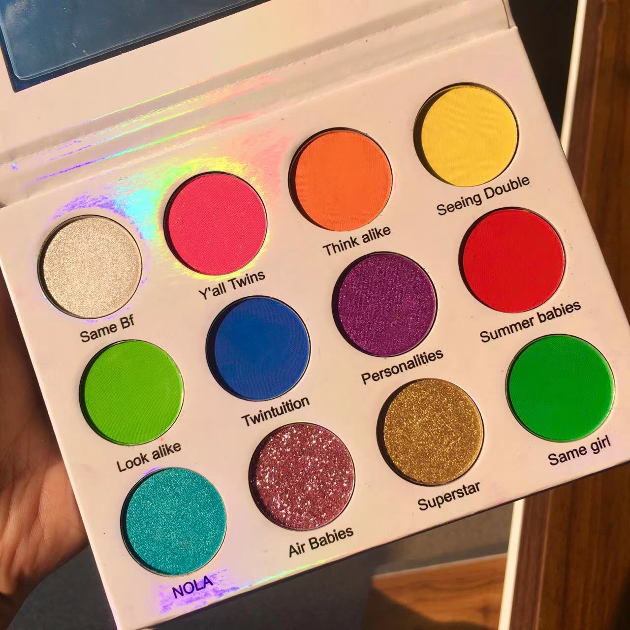 Пигментированные тени для макияжа, палитра частных ярлыков, сделай сам, веганские тени для век, палитра с вашим логотипом