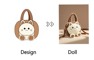 Factory Wholesale Custom Low MOQ Cat <strong>Plush</strong> Backpack Custom <strong>Cute</strong> <strong>Plush</strong> Animal <strong>Bag</strong> Custom Cat <strong>Plush</strong> Backpack - Product Image 4