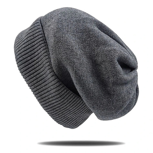 Gorro con logotipo personalizado y bordado para invierno, tejido cálido, estampado liso, gorro acrílico para negocios, Otoño, exterior - Product Image 2