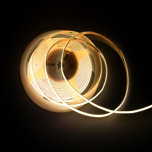 Zuschneidbarer 400 LEDs ultradünner 12V 24V RA>90 hoher CRI <span class=keywords><strong>LED</strong></span>-Bandleuchte, flexibel, 16,4FT, superhell, 5mm COB-Streifenleuchte - Product Image 1