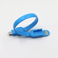 Bracelet de charge USB en gros, créatif, Type C, Micro USB, synchronisation des données, charge rapide, chargeur de téléphone portable pour cadeaux d'affaires