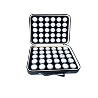 Nouvel Organisateur Portable Transparent en Plastique pour Bijoux – Boîte de Présentation pour Bagues, Pierres Brutes, Diamants et Trésors Colorés
