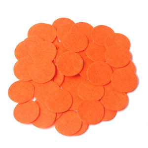 Cercles en feutre collant <span class=keywords><strong>de</strong></span> tissu blanc <span class=keywords><strong>de</strong></span> 1 \ "25mm en vrac 1000pcs formes découpées pour les projets d'artisanat <span class=keywords><strong>de</strong></span> bricolage - Product Image 4