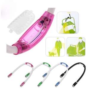 Lumind 2022 Lámpara de lectura recargable manos libres Flexible ABS Batería Cuello <span class=keywords><strong>Abrazo</strong></span> Led Luz de libro para leer Lámpara portátil - Product Image 5