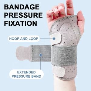 Férula de Fijación de Muñeca de Aluminio de Grado Médico con Inmovilizador de Muñeca Ajustable, Soporte para Túnel Carpiano y Tendinitis - Product Image 1