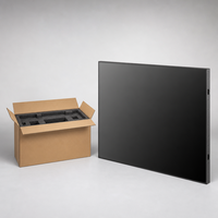 Mur vidéo LCD IPS 49 pouces à prix abordable, cadre ultra-fin 3,5 mm, luminosité 700 cd/m², compatible CMS tiers, pour affichage publicitaire en assemblage