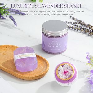 KAMI - Juego de 9 Regalos de Cumpleaños para Mujer, Regalo Único de Relajación para el Día de la Madre, Ideas de Regalo de Navidad, Juego de Relajación con Lavanda - Product Image 6