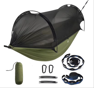 Hamaca portátil patentada <span class=keywords><strong>de</strong></span> alta calidad Popular 2025, tienda <span class=keywords><strong>de</strong></span> columpio, mosquitera impermeable <span class=keywords><strong>para</strong></span> acampar con diseño <span class=keywords><strong>de</strong></span> paracaídas - Product Image 1