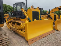 Bulldozer sur chenilles hydraulique SD22 de 220 CV avec lame en U et ripper à lame simple