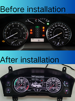 Nouvel écran LCD HD 12,3 pouces LU DI pour tableau de bord numérique LandCruiser LC200 2008-2021, Plug & Play, 4 thèmes d'interface utilisateur