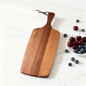 Cao Cấp Phong Cách Đại Dương Mô Hình Gỗ Keo & Nhựa Epoxy Bánh Pizza Hội Đồng Quản Trị Pho Mát Bánh Mì Cắt Hội Đồng Quản Trị Phục Vụ Hội Đồng Quản Trị Với Xử Lý - Product Image 6