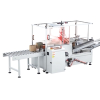 Machine d'emballage monobloc monobloc pour boîte ouverte et ruban adhésif pour le fond du carton