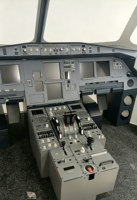 Componente de Consola Central A320 (Solo Estructura - Sin Equipamiento)