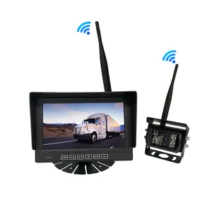 12V-24V Universal 2.4G Built In Wifi wireless camara monitor 7 inch wireless forklift camera monitor kit wireless monitors