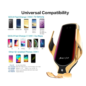 Phụ Kiện Xe Hơi Thịnh Hành Mới 2022 Bộ Sạc Không Dây 10W Sạc Nhanh R1 R2 <span class=keywords><strong>R3</strong></span> Kẹp Tự Động - Product Image 6