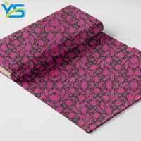 Kemeja Cetak Hawaii Desain Kustom dari Kain Katun Poplin 100% untuk Gaun, Motif Bunga Modis