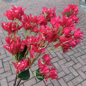 E-550 Fleur Artificielle <span class=keywords><strong>Bougainvillier</strong></span> Grandes Branches 96cm Bougainvilliers Décoratif Rouge Fleur De Mariage Bougainvilliers <span class=keywords><strong>En</strong></span> Soie - Product Image 4