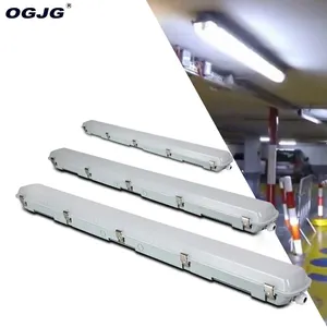 2ft 4ft 5ft Tri-Proof Verlichting Garage Licht IP66 Waterdichte Led Vapor Strakke Armatuur