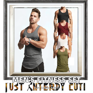 Fitness Casual Sports Vest Short-sleeved Shorts Pants <b>Sweatshirt</b> 100% Cotton Discharge Printed Bleach Washed - Product Image 2