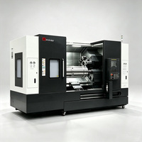 Torno CNC de Cama Inclinada TCK110Y, Precio Competitivo, Torno Horizontal de Alta Resistencia de un Solo Eje, Control GSK con Eje Y y Torreta Móvil