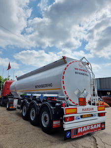 Semi-remorque citerne à carburant Harsan de 30 000 litres, 3 essieux, 6 roues, en acier au carbone, pour le transport de pétrole, de diesel et d'essence - Product Image 5