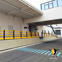 Barrière de circulation polygonale personnalisée Flex 1R 2R 3R, garde-corps anti-collision jaune + noir, certifiée TUV SGS