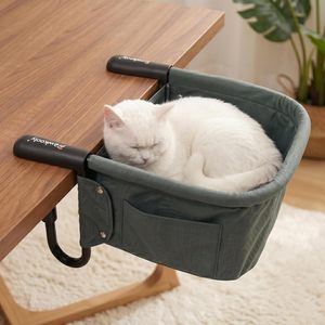 Maschinenwaschbares Katzenfensterbett mit Seitentasche für Leckerlis und Spielzeug aus Oxford-<span class=keywords><strong>Gewebe</strong></span> - Product Image 2