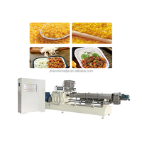 Ligne de production de riz à usage renouvelable Équipement d'extrudeuse de riz artificiel automatique