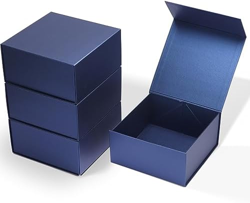 4 pack blue-8x8x4 inch