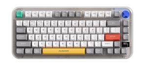 Teclado Inalámbrico para Juegos K75pro OEM ODM, Teclado Tri-Modo Bluetooth 2.4G USB-C para Computadora, Retroiluminación RGB, Perilla Multimedia, Teclado Creamy - Product Image 1