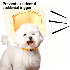 Şok Önleyici Havlama Önleyici Tasması 4 Modlu IPX7 Su Geçirmez Şarj Edilebilir Köpek Havlama Tasması TFT Renkli Ekran Dokunmatik Kontrolü ile Küçük Köpekler için - Product Image 2