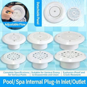 Couverture de vidange principale antidérapante en ABS durable de haute qualité pour piscines en béton et en vinyle – Accessoire essentiel pour <span class=keywords><strong>piscine</strong></span> - Product Image 1
