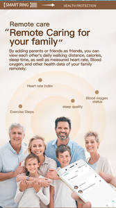 Anillo inteligente religioso Anillo DE SALUD inteligente Rastreador de fitness de anillo inteligente para parejas con diseño elegante de pantalla, monitoreo de salud avanzado - Product Image 2