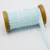 Ruban élastique fantaisie en dentelle tricotée picot de 1,3 cm, sangle élastique festonnée pour sous-vêtements, vente en gros
